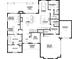 One-story floor plan with 3-car garage, Primary suite, and covered patio at 156A Lookout Dam Rd, Statesville, NC 28625