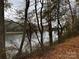 Scenic riverfront property with mature trees and tranquil setting at 156A Lookout Dam Rd, Statesville, NC 28625