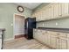 Well-equipped kitchen with ample cabinetry and a black refrigerator at 301 Wilson N St, Rock Hill, SC 29730