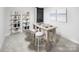 Finished basement with bar area and shelving at 3037 Finchborough Ct # 222, Charlotte, NC 28269