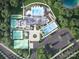 Resort-style amenities including pool, tennis courts, pickleball, clubhouse, and parking at 3037 Finchborough Ct # 222, Charlotte, NC 28269