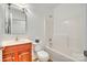 Full bathroom with tub, toilet and vanity at 312 Garnet Ct, Fort Mill, SC 29708
