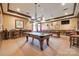 Community clubhouse game room with two pool tables at 312 Garnet Ct, Fort Mill, SC 29708