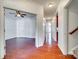 Hardwood floor hallway with access to bedrooms and living areas at 312 Garnet Ct, Fort Mill, SC 29708