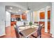 Eat-in kitchen with a breakfast table and open concept to the living area at 312 Garnet Ct, Fort Mill, SC 29708