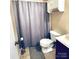 Clean bathroom with shower/tub combo, toilet and vanity at 1448 Lowrys Hwy, Chester, SC 29706