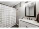 Bathroom with shower/tub combo and white vanity at 1707 Clemmon Sanders Cir, Rock Hill, SC 29732