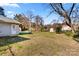 Large backyard with shed and trees at 2000 Lilly Pond Ct, Charlotte, NC 28273