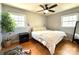 Spacious bedroom with wood floors and ample natural light at 4512 Gainesborough Rd, Charlotte, NC 28205