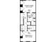 Second floor plan with owner's suite, bathroom, and bedroom 2 at 5009 Layman Dr # 28, Charlotte, NC 28226