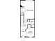 Third floor plan featuring a study, bathroom, and 1-bay garage at 5009 Layman Dr # 28, Charlotte, NC 28226