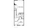 Third-floor plan showcasing a study, bathroom, and one-bay garage at 5027 Layman Dr # 24, Charlotte, NC 28226