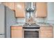 Stainless steel appliances and granite countertops in this kitchen at 11628 Eastwind Dr, Charlotte, NC 28273