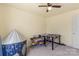bedroom with foosball table and play tent at 109 Vintage Woods Ln, Shelby, NC 28150
