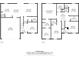 Two-story house floor plan, showing a kitchen, living room, bedrooms, and bathrooms at 109 Vintage Woods Ln, Shelby, NC 28150