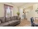 Living room with a couch, a view into the entryway, and natural light at 109 Vintage Woods Ln, Shelby, NC 28150