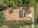 Aerial view of a single story home with driveway and yard at 1238 Miller Chapel Rd, Salisbury, NC 28147