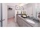 Elegant bathroom with granite countertops and double vanity at 4225 Steel Way, Sherrills Ford, NC 28673