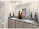 Bathroom with double vanity and granite countertops at 4225 Steel Way, Sherrills Ford, NC 28673