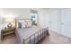 Cozy bedroom with a metal bed frame and neutral decor at 4225 Steel Way, Sherrills Ford, NC 28673