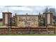 Stone and brick entrance sign for Blackstone Bay community at 4225 Steel Way, Sherrills Ford, NC 28673