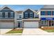 Two-story townhome with stone and siding exterior at 4225 Steel Way, Sherrills Ford, NC 28673