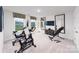 Home gym with two spin bikes and a weight bench at 4225 Steel Way, Sherrills Ford, NC 28673