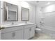 Main bathroom with double vanity and bathtub at 1019 20Th Avenue Se Loop, Hickory, NC 28602