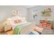 Charming bedroom with colorful decor and built-in shelving at 167 Shepherds Landing Dr # 143, Mooresville, NC 28115