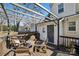 Covered deck with pergola and access to backyard at 415 Willow St, Gastonia, NC 28054