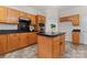 Spacious kitchen with ample cabinetry and island at 729 Meadow Lake Dr, Matthews, NC 28105