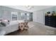 Bright bedroom with double closets and neutral decor at 8908 Red Barone Pl, Waxhaw, NC 28173