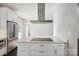 Modern kitchen with stainless steel appliances and quartz countertops at 104 Vista Dr, Davidson, NC 28036