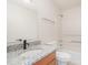 Bathroom with granite countertop and bathtub at 11236 Mallard Crossing Dr, Charlotte, NC 28262