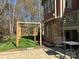 Outdoor clothes drying rack on artificial turf at 1327 Moonshadow Ln, Shelby, NC 28150
