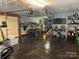 Large garage with workbench and storage solutions at 1327 Moonshadow Ln, Shelby, NC 28150