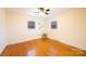 Hardwood floors and ceiling fan in spacious bedroom at 1924 Lincolnton Hwy, Cherryville, NC 28021