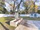 Backyard with shed and raised garden bed at 2711 Cowles Rd, Charlotte, NC 28208