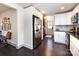 Modern kitchen with stainless steel appliances and white cabinets at 2711 Cowles Rd, Charlotte, NC 28208