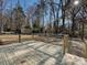 Wooden deck overlooking a wooded backyard at 3837 Bon Rea Dr, Charlotte, NC 28226