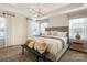 Main bedroom with plush carpet and a large window at 4003 Bourne Ct # Lot 41, Charlotte, NC 28262