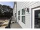 Private deck and exterior view of the townhome at 4003 Bourne Ct # Lot 41, Charlotte, NC 28262