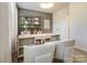 Bright home office with built-in shelving and large windows at 4003 Bourne Ct # Lot 41, Charlotte, NC 28262