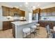 Modern kitchen with stainless steel appliances and island at 4003 Bourne Ct # Lot 41, Charlotte, NC 28262