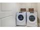 Laundry room with washer and dryer at 4007 Bourne Ct # Lot 42, Charlotte, NC 28262