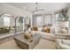 Bright living room with a neutral color palette and stylish furniture at 4007 Bourne Ct, Charlotte, NC 28262