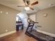 Home gym with treadmill and office space at 8879 Renee Ford Rd, Stanfield, NC 28163