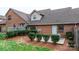Private patio and small backyard with landscaping at 204 W 18Th St, Newton, NC 28658