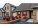 Brick townhome with red shutters and landscaping at 204 W 18Th St, Newton, NC 28658