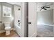 Simple bathroom with a tub shower combination at 2406 Forrestbrook Dr, Kannapolis, NC 28083